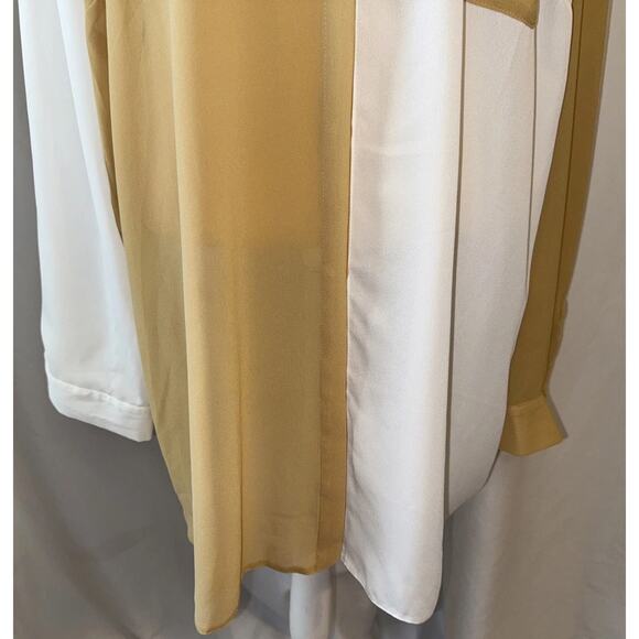 Asos Curve Two Tone Patch Pocket Shirt Size 26 - Picture 4 of 8